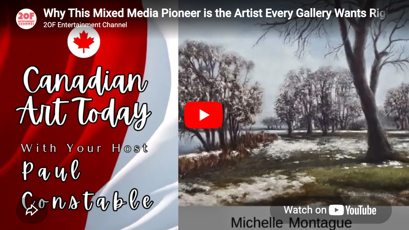 Canadian Art Today Interview: Michelle Montague landscapes, light and space. With host, Paul Constable