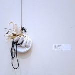 No Mas 2 by artist member Zoraida Anaya featured in Wild Imperfections Exhibition at S. Walter Stewart Toronto Public Library, July 2019