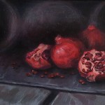 Pommegranates and the three-headed goddess (study)- Nov 2021